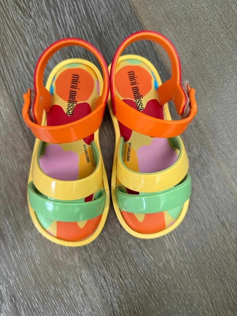 Mini Melissa Kids Girls Colorland Size 9